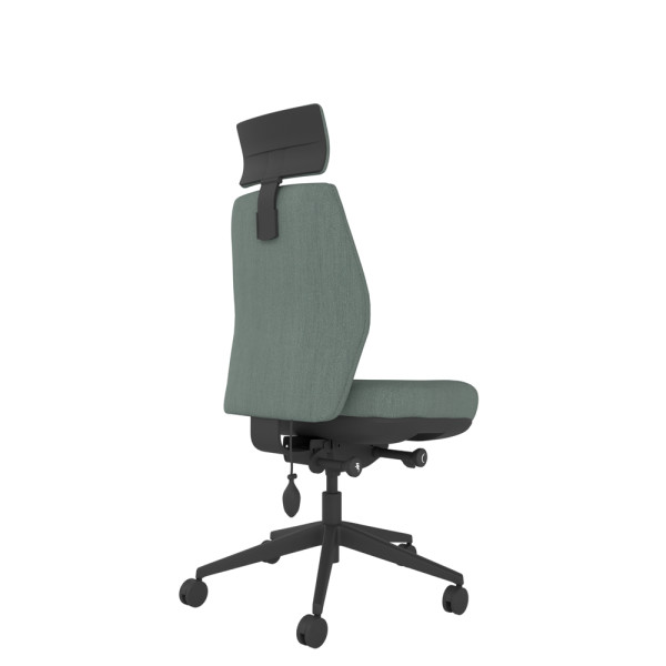 Solo Medium Back Large Seat Chair with Headrest